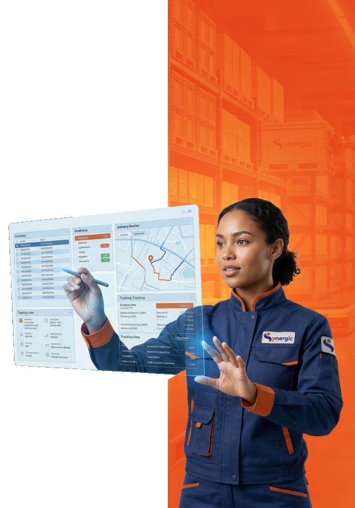 Operadora Synergic con panel de control WMS