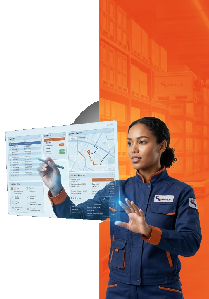 Operadora Synergic con panel de control WMS